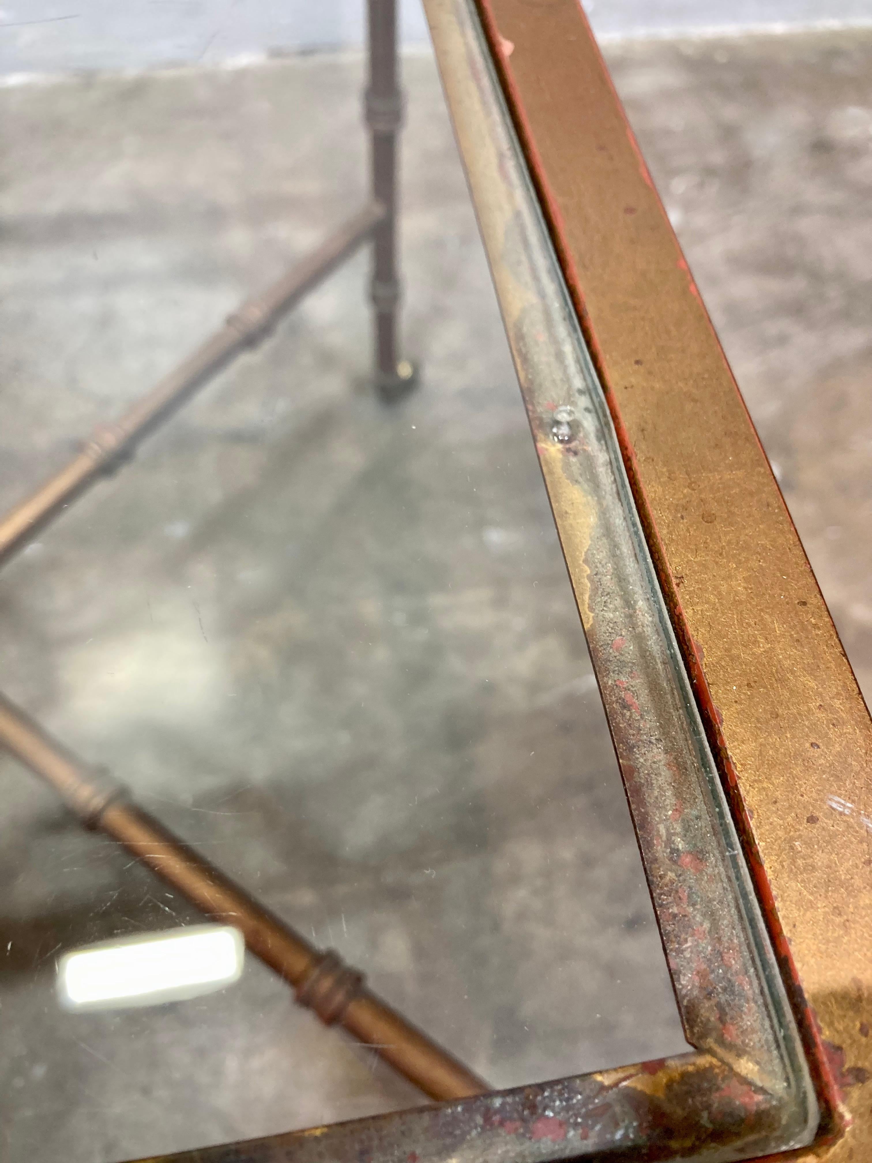 Maison Bagues Style Square Side Table For Sale 2