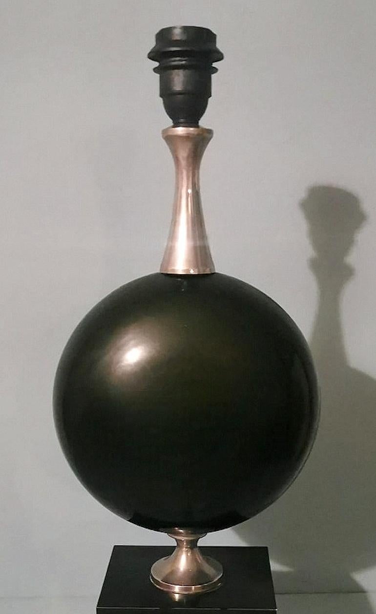 Maison Barbier - Lampe à poser en métal de style Space Age (sans abat-jour) en vente 4