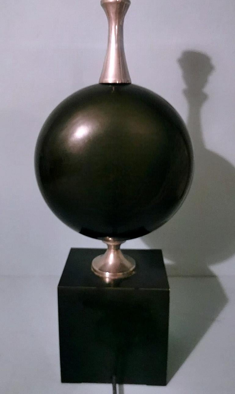 20ième siècle Maison Barbier - Lampe à poser en métal de style Space Age (sans abat-jour) en vente