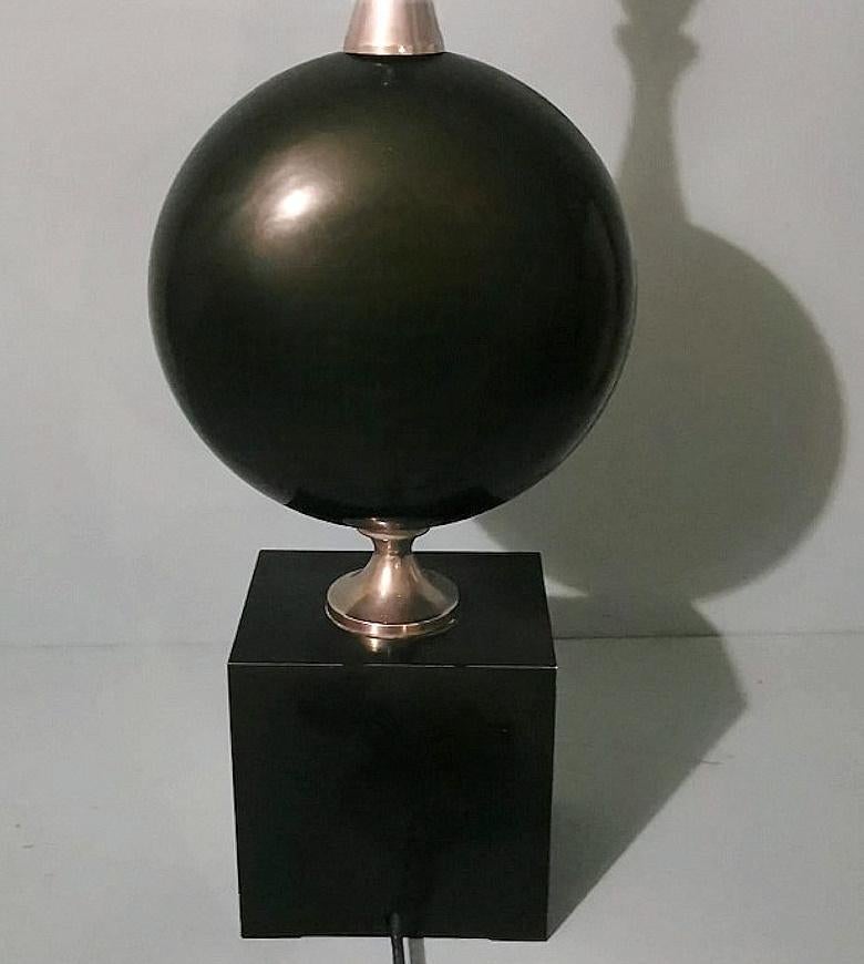 Maison Barbier - Lampe à poser en métal de style Space Age (sans abat-jour) en vente 1