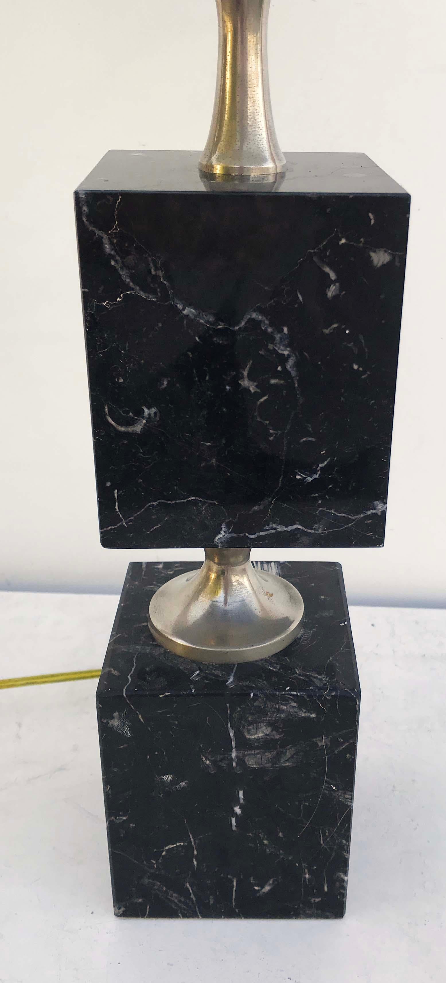 Maison Barbier Marble Table Lamp In Good Condition For Sale In Miami, FL