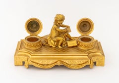 Maison Boin-Taburet French Ormolu Bronze Inkstand
