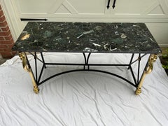 Maison Charles  attr. Marble Top Regency Style Console