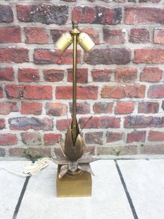 Maison Charles 'Attributed to' Bronze Lamp, circa 1950/1960