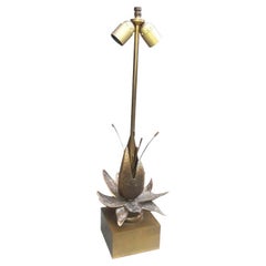 Maison Charles 'Attributed to' Bronze Lamp, circa 1950/1960