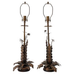 Maison Charles Brass Fern, Insect Lamps