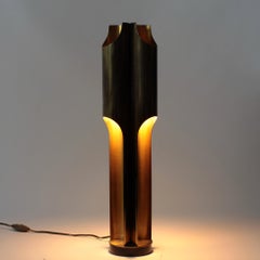 Lampe d'orgue en laiton signée Maison Charles, France, années 1960