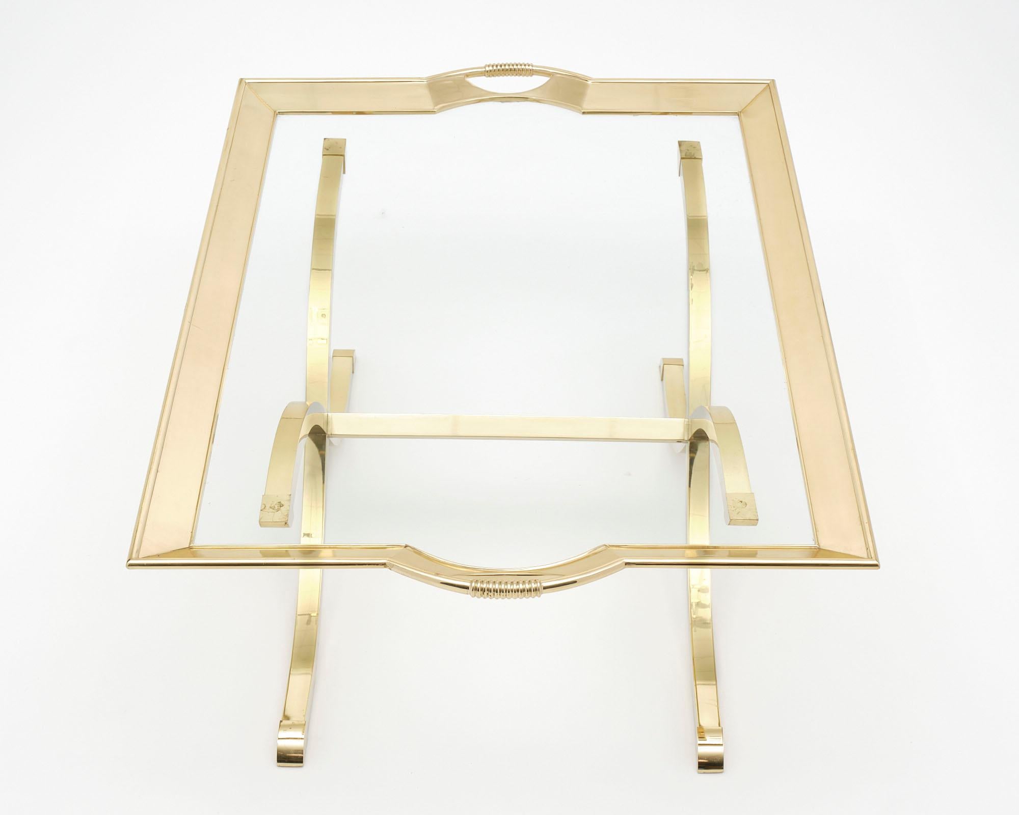 Maison Charles Brass Tray Coffee Table 2