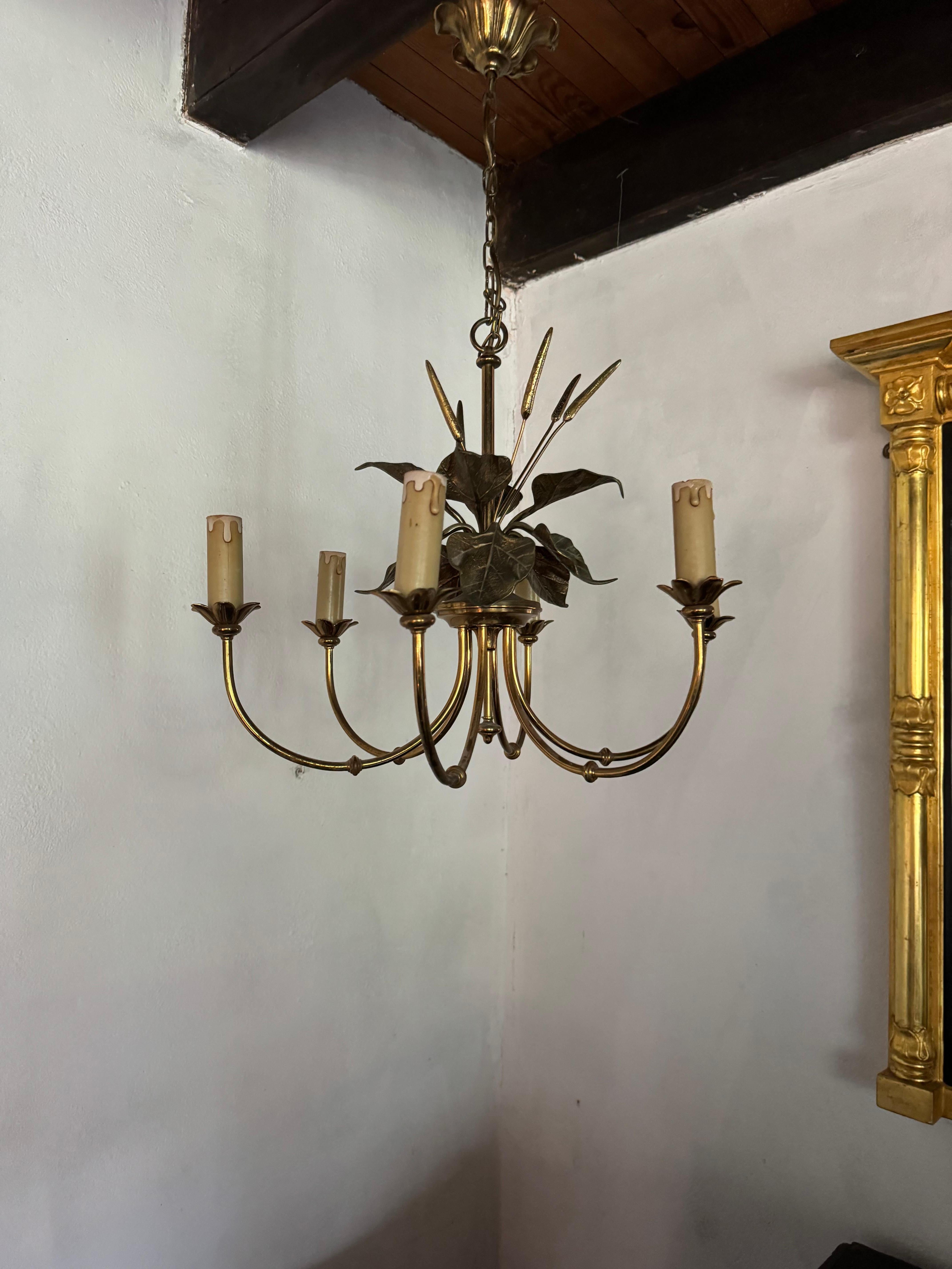 Lampadario in bronzo Maison Charles In condizioni buone in vendita a London, GB