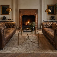 Maison Charles Bronze Palm Tree Coffee Table