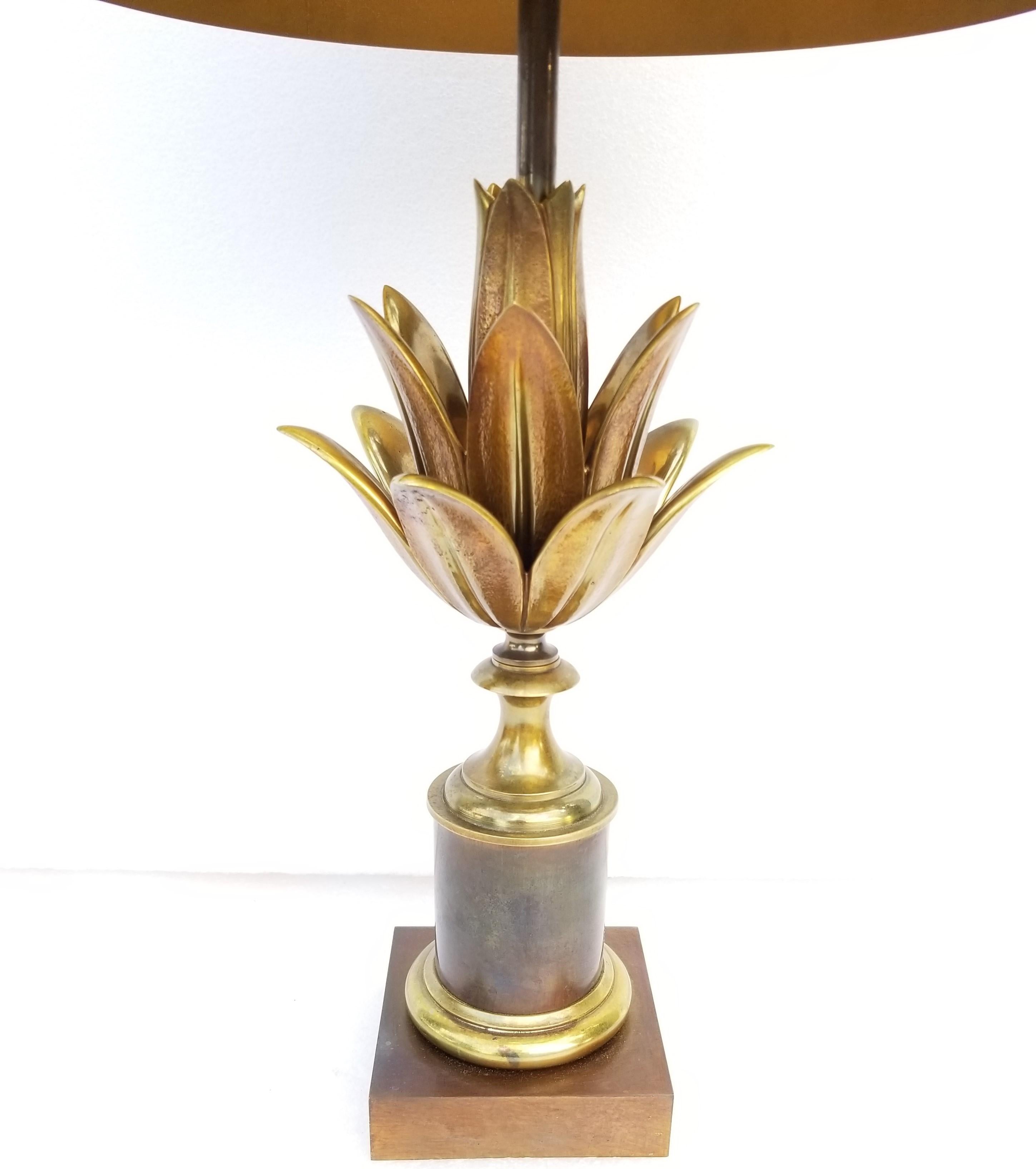 Neoclassical Maison Charles Bronze Table Lamp