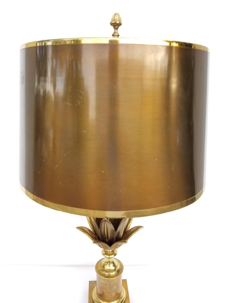 Neoclassical Maison Charles Bronze Table Lamp For Sale