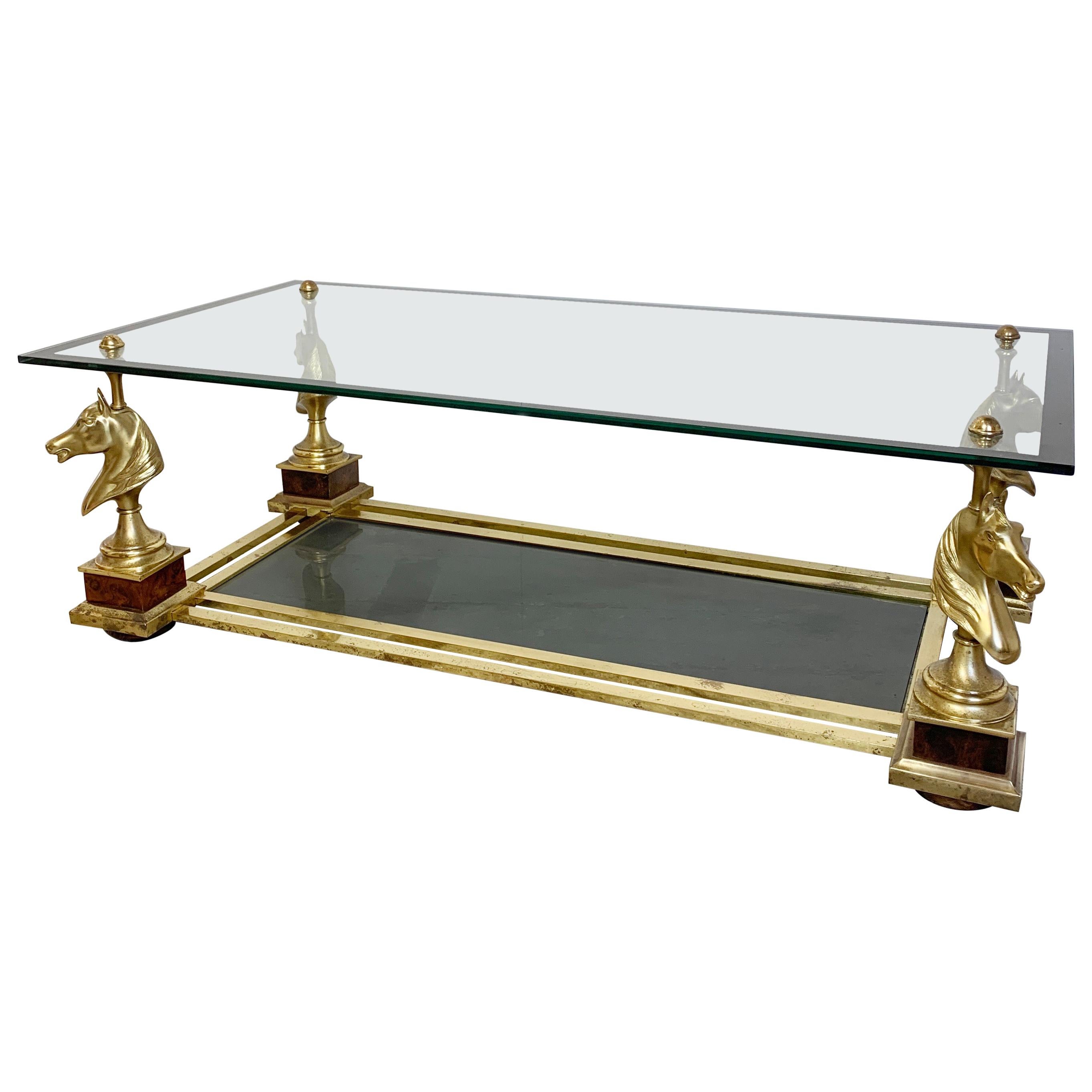 Maison Charles 'Cheval' Horse Head Coffee Table