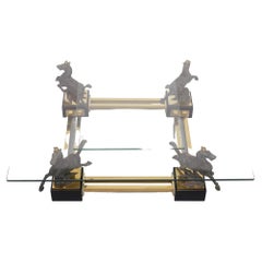 Maison Charles, Tavolino da caffè, "Cavallo volante del Gansu", anni '70, Francia