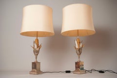 Maison Charles Ear of Corn Lamp, c1970