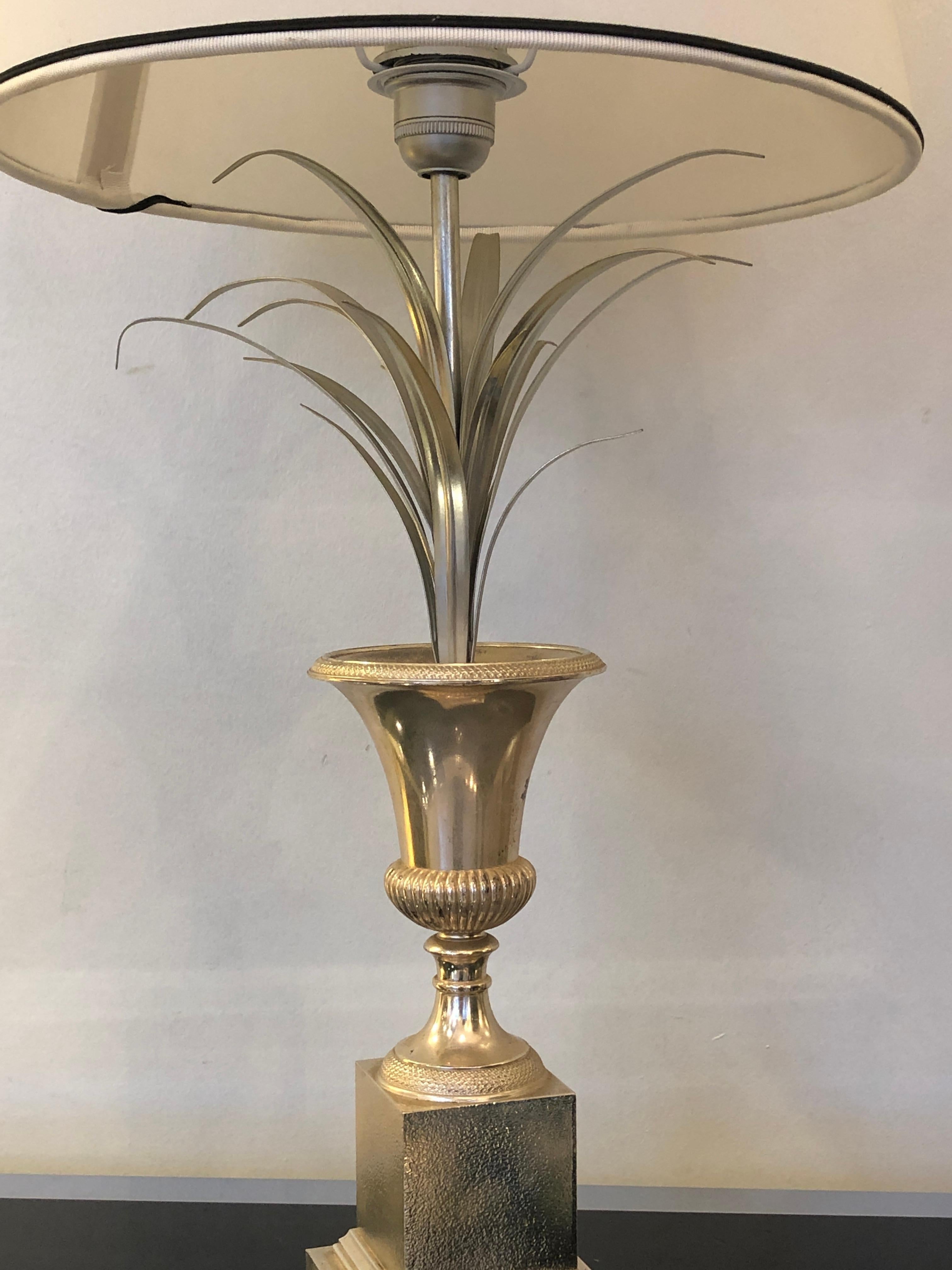 metal floral lamp