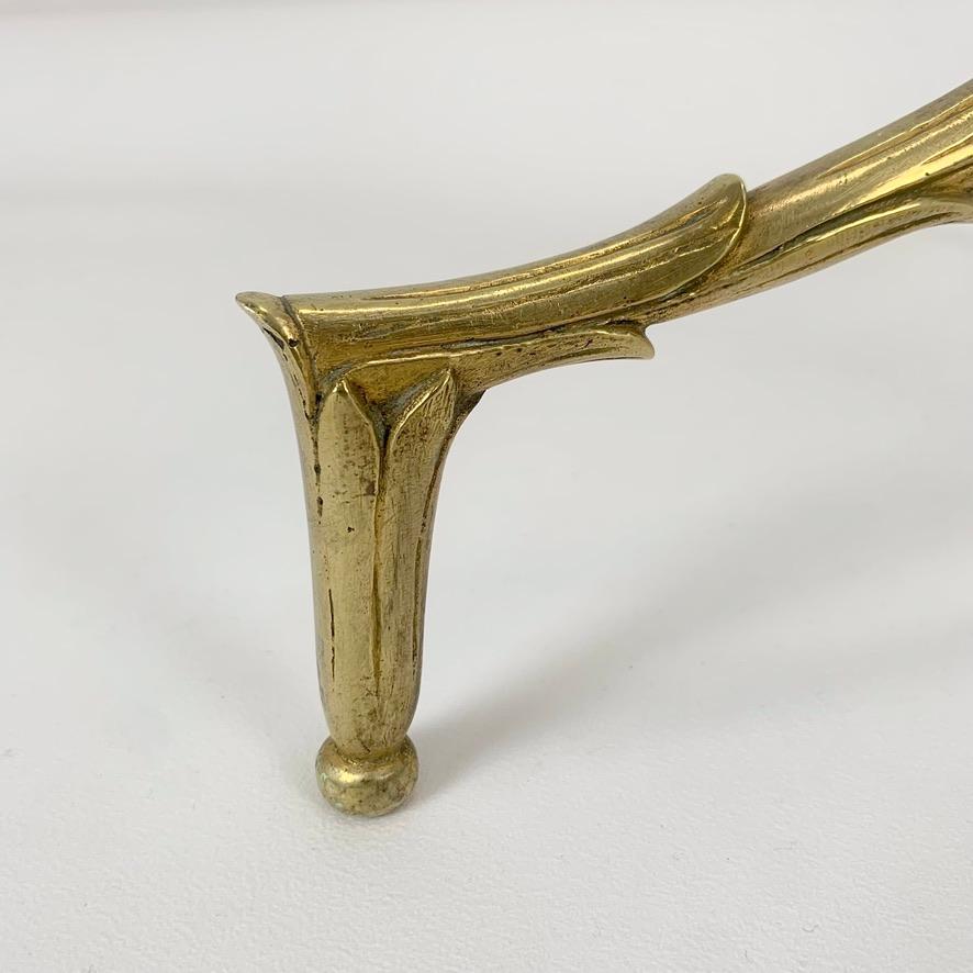 Lampada da terra in bronzo dorato Maison Charles, 1950 circa, Francia. in vendita 6