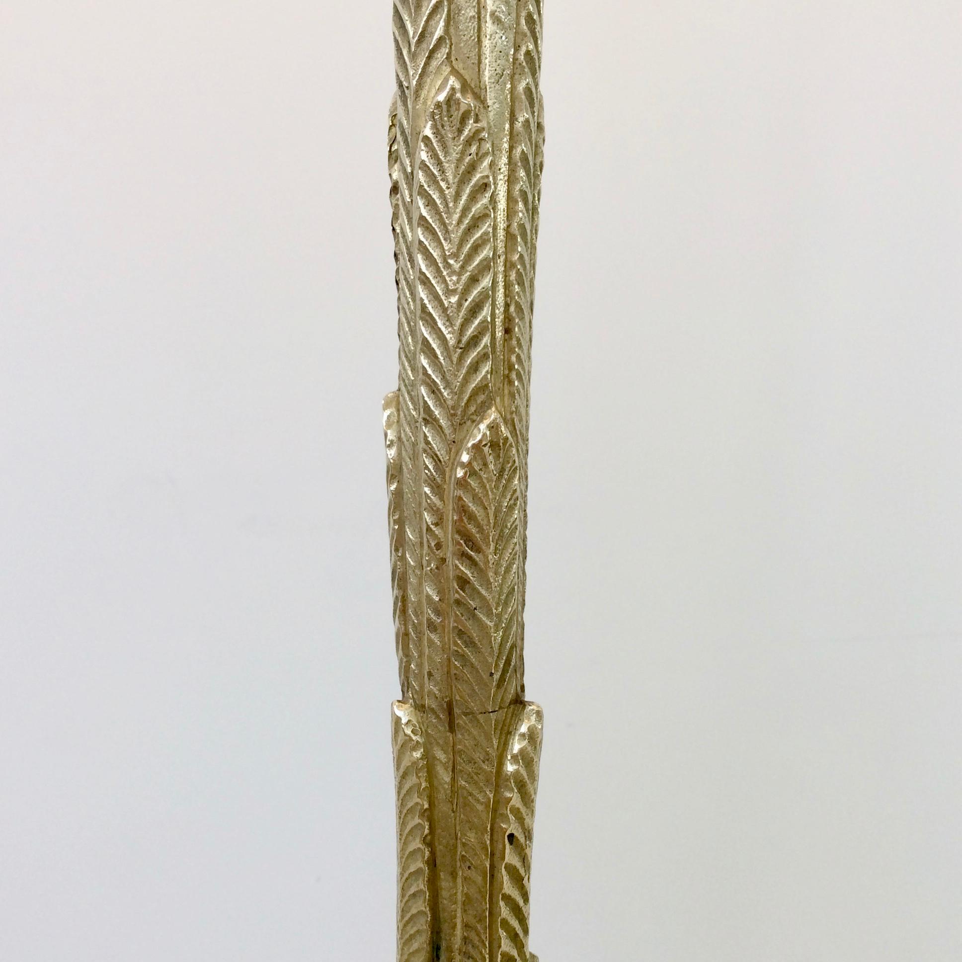 Mid-Century Modern Maison Charles Gilt Bronze Floor Lamp, circa 1960, France