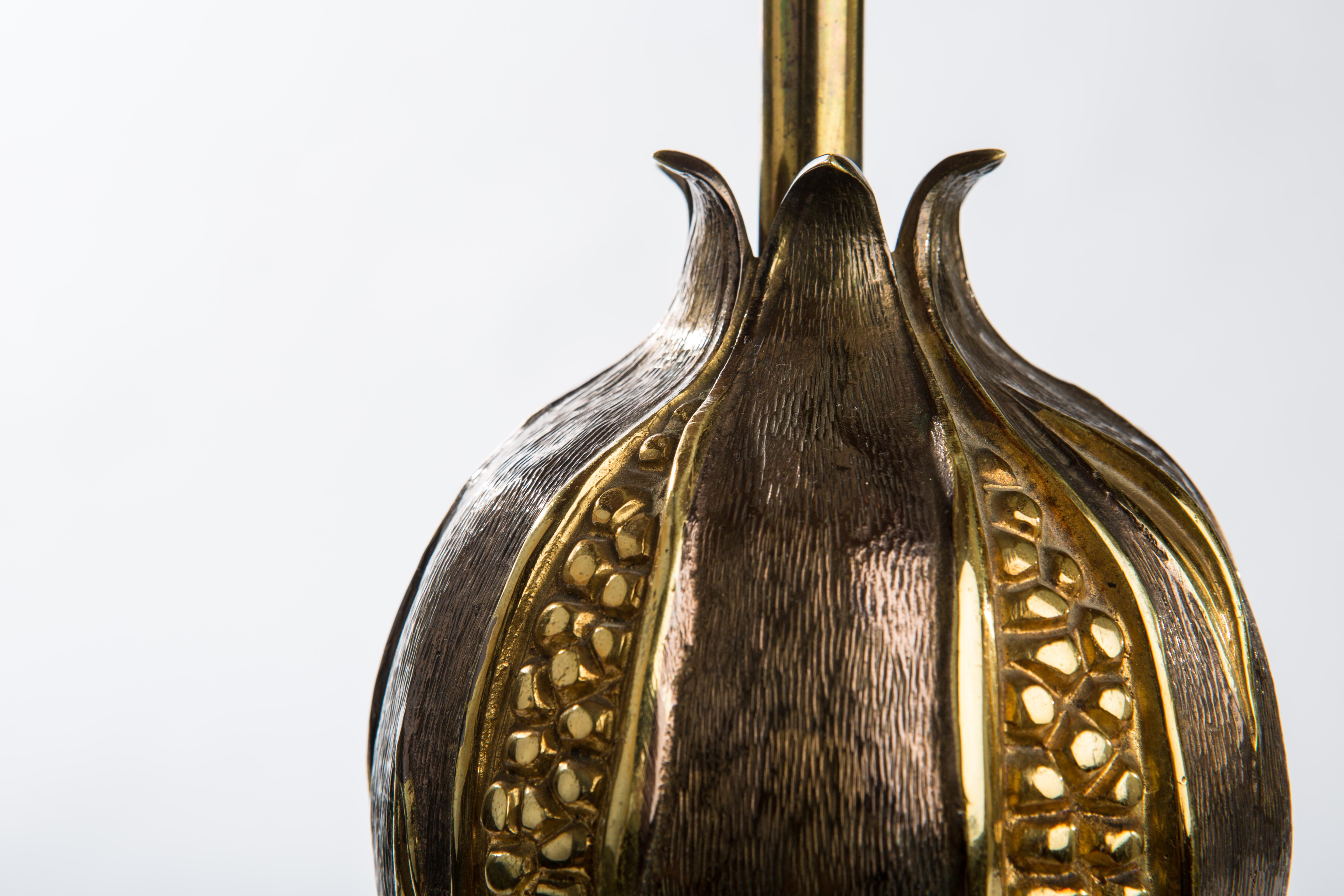 Hollywood Regency Maison Charles Grenade 'Pomegranate' Table Lamp