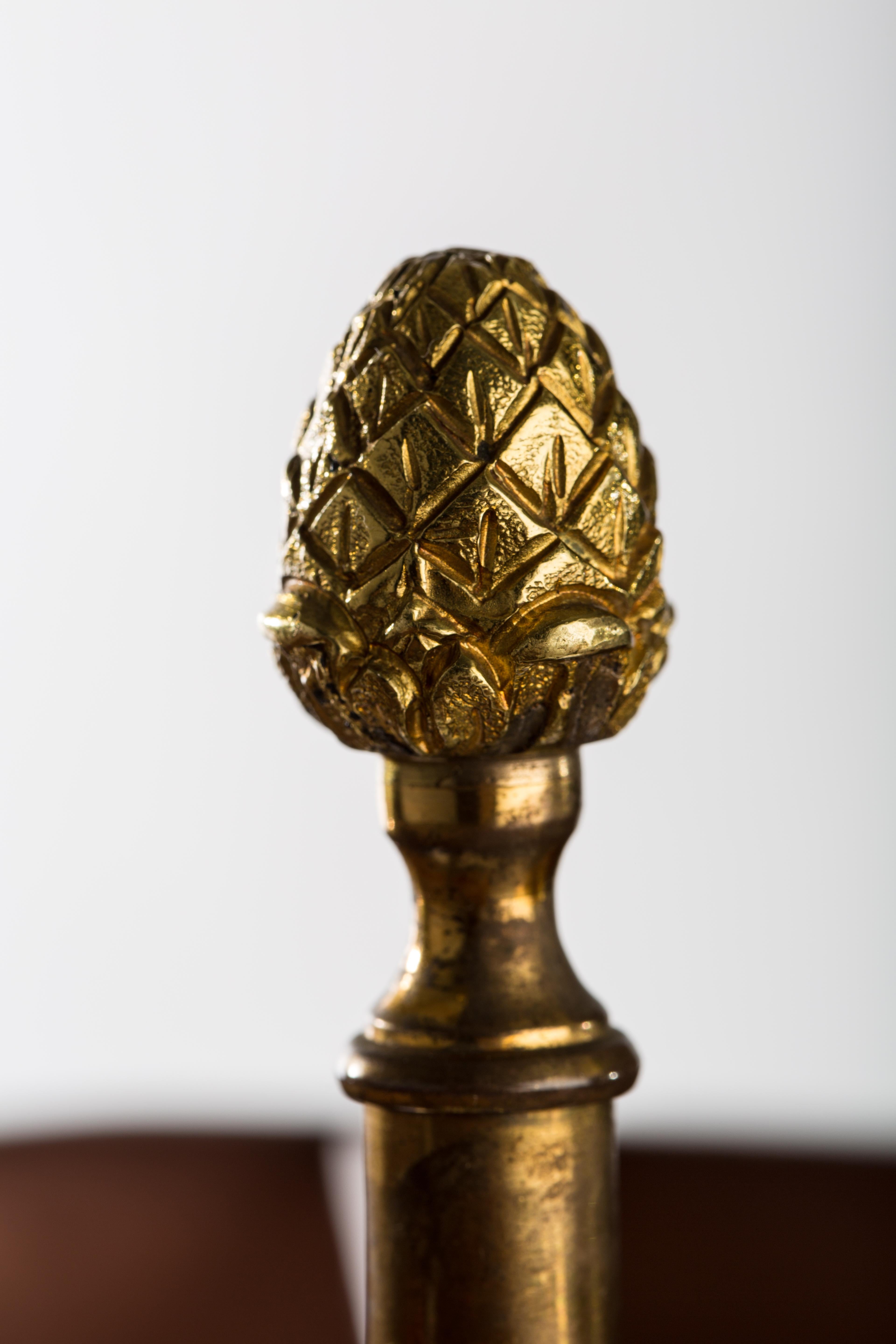 Hand-Carved Maison Charles Grenade 'Pomegranate' Table Lamp