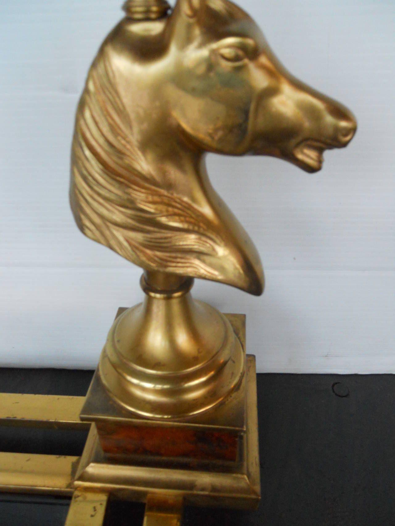 Bronze Maison Charles Horse Head Coffee Table with Clear & Tinted Glass, France, 20th C For Sale