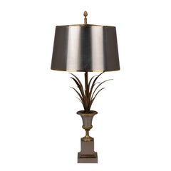 Maison Charles, Lamp "Reed" in Bronze, 1970s