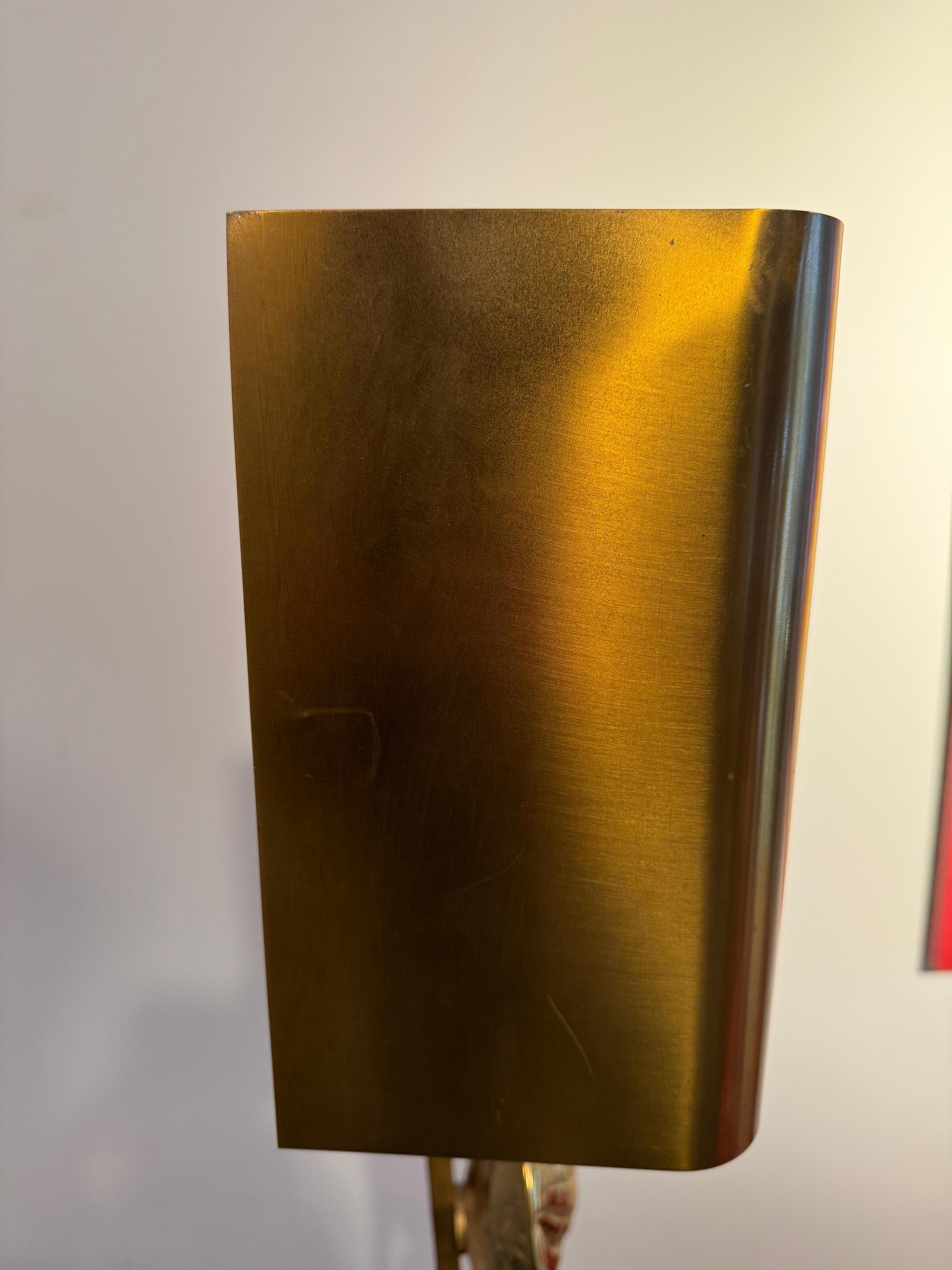 Bronze Lampe de bureau Maison Charles  en vente