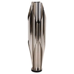 Maison Charles, lampe voiles en acier inoxydable, 1970