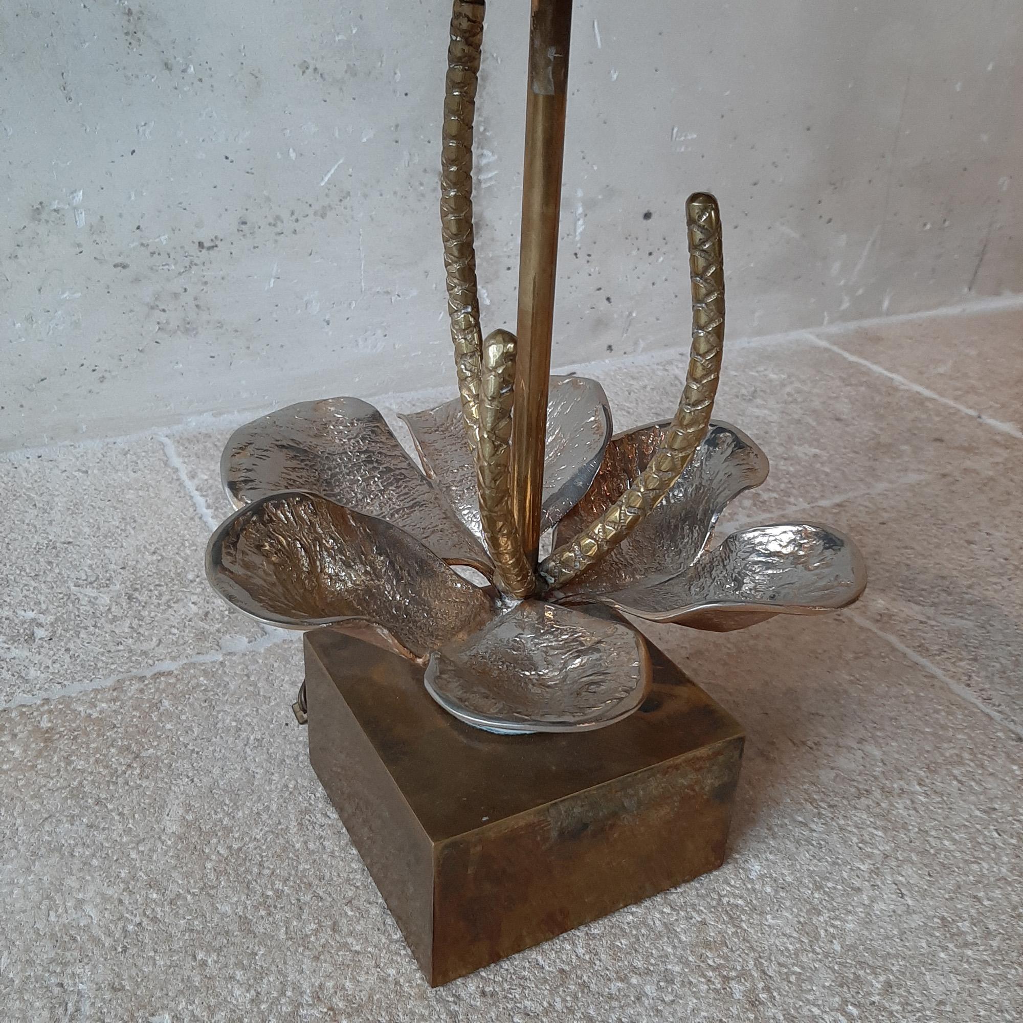 Mid-Century Modern Maison Charles Nenuphar Water Lily Table Lamp from the 1960s