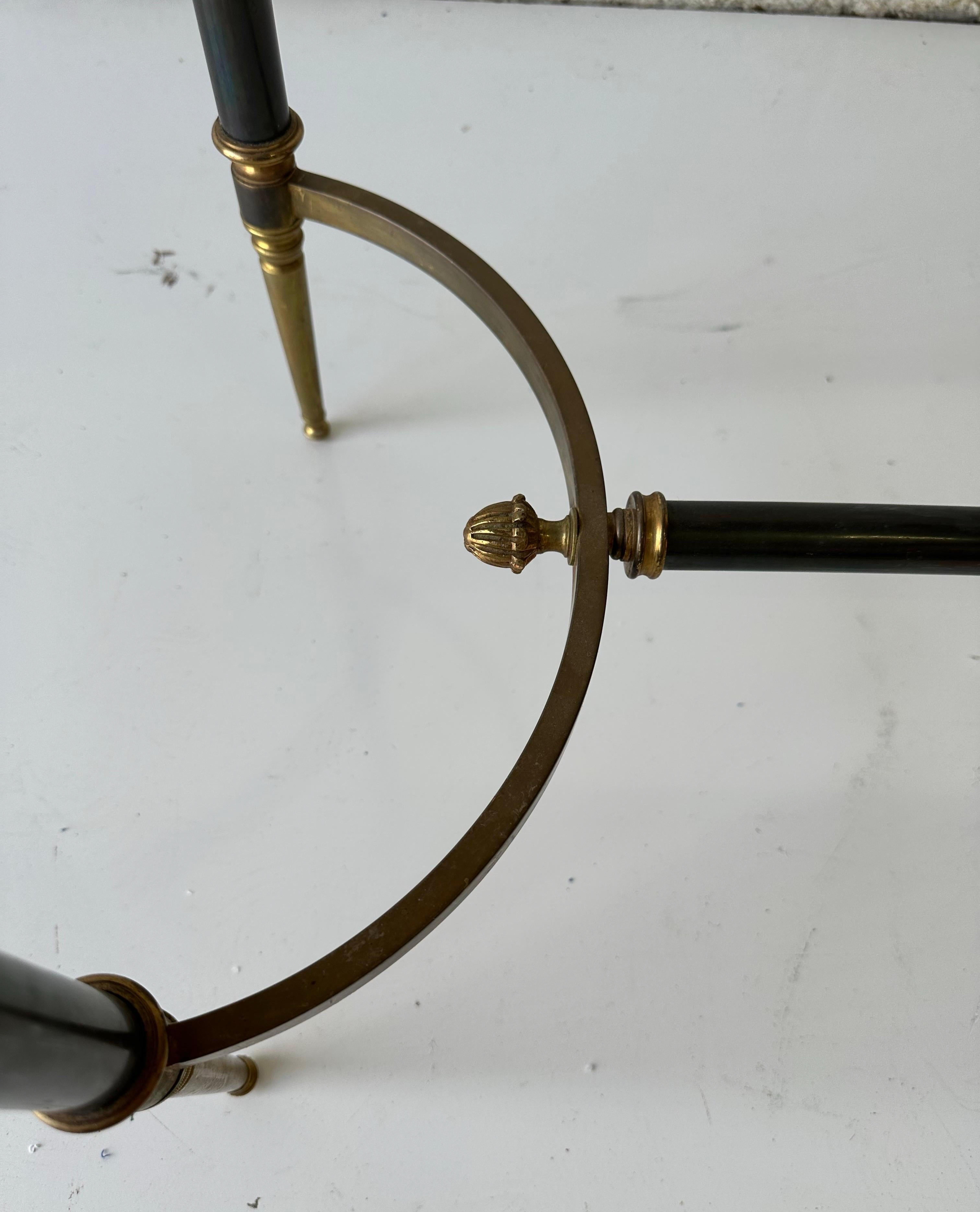 Maison Charles Neoklassische Bronze 2 patina Konsole im Angebot 6
