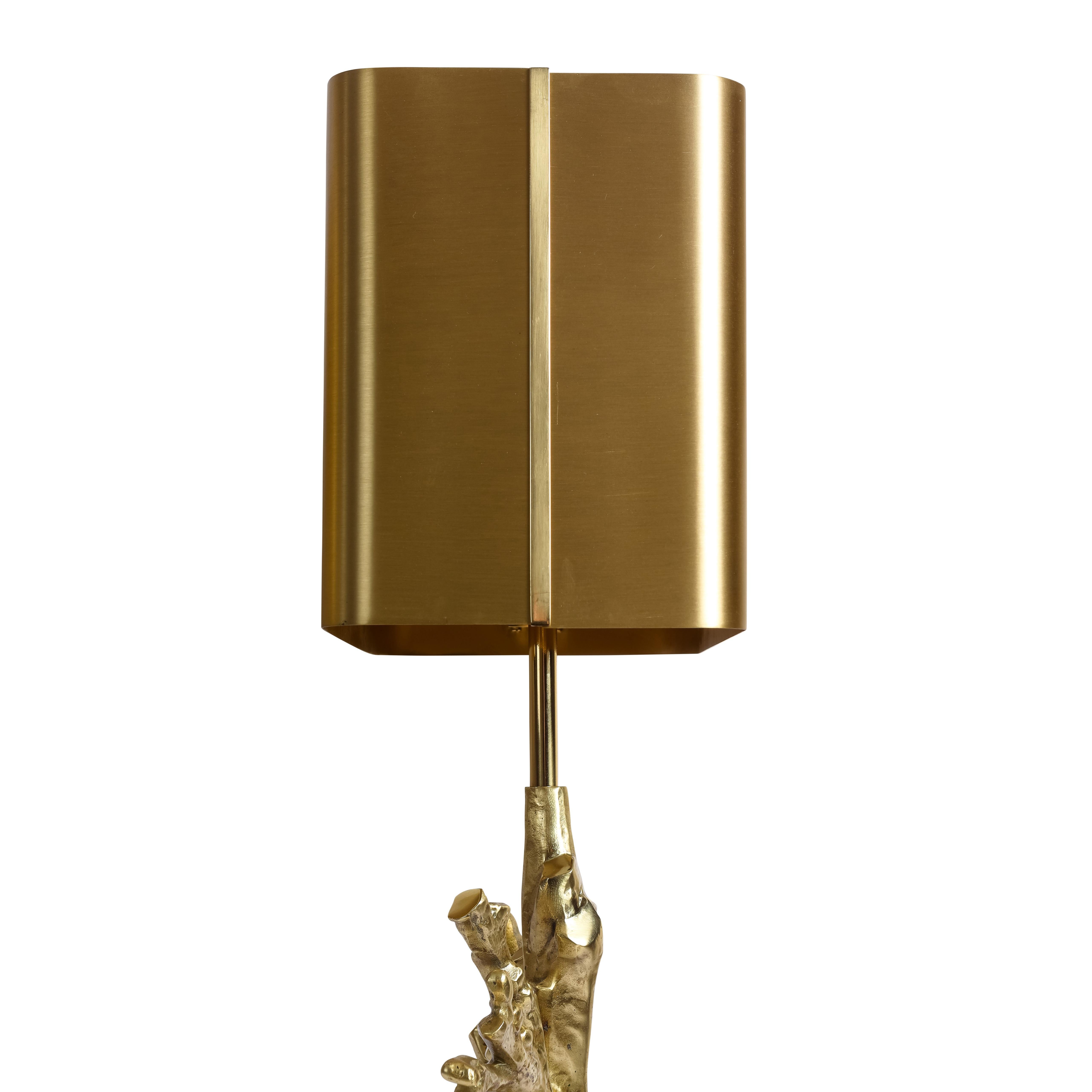 Mid-20th Century Maison Charles Pair Corail Lamps