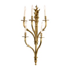 Maison Charles, Pair of Neoclassical Sconces, France, circa 1960