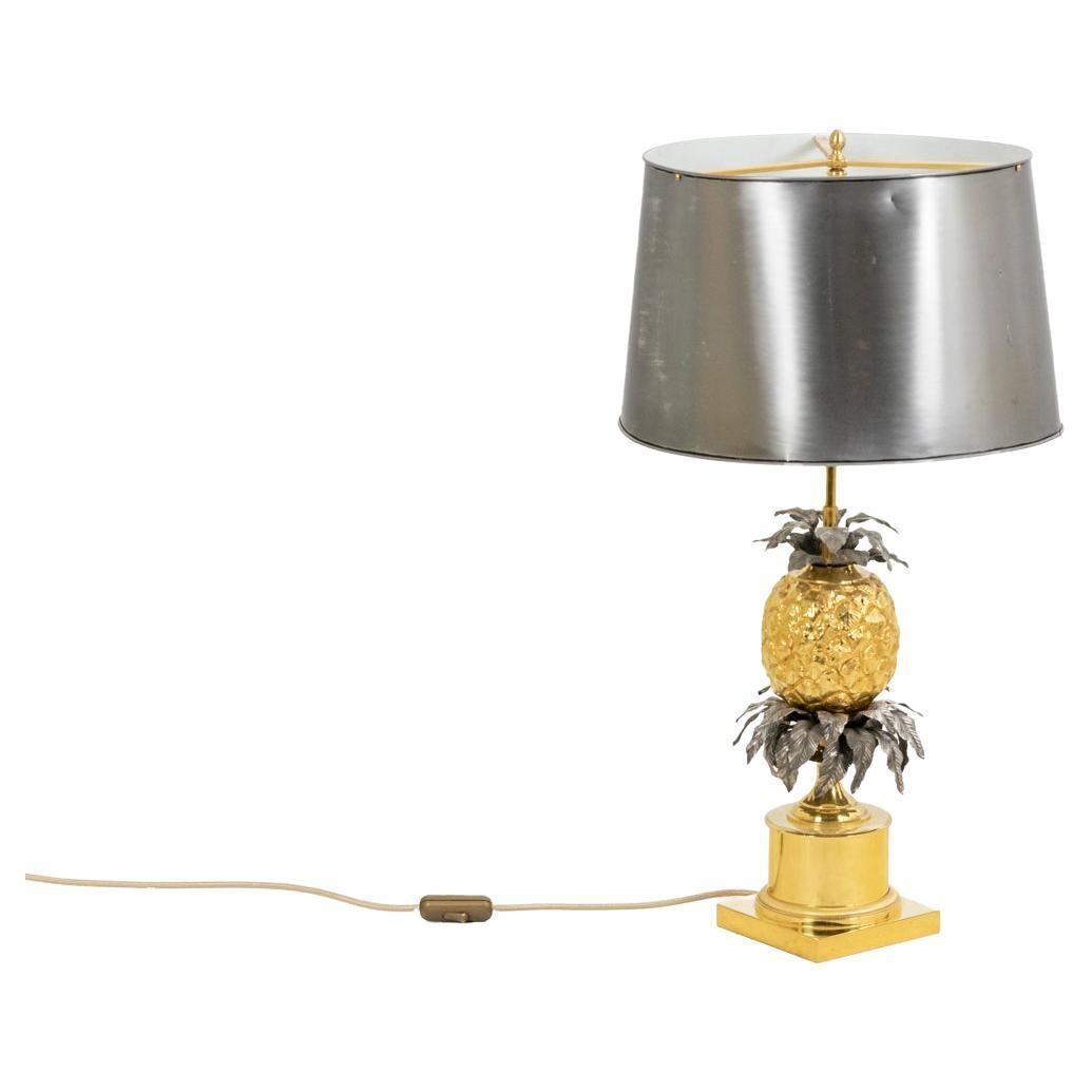 Maison Charles, Pineapple Lamp in Bronze, 1960’s
