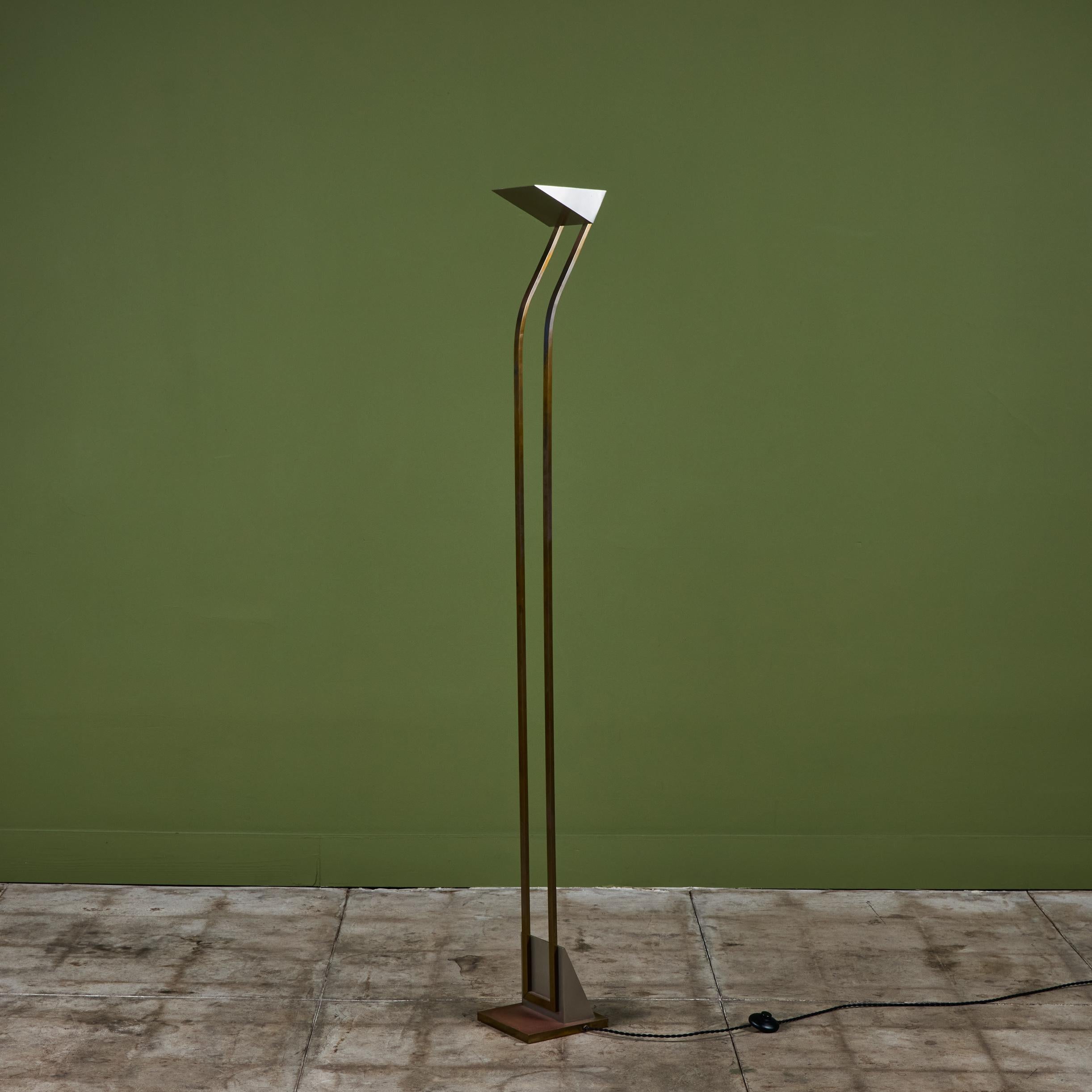Late 20th Century Maison Charles Postmodern Floor Lamp For Sale