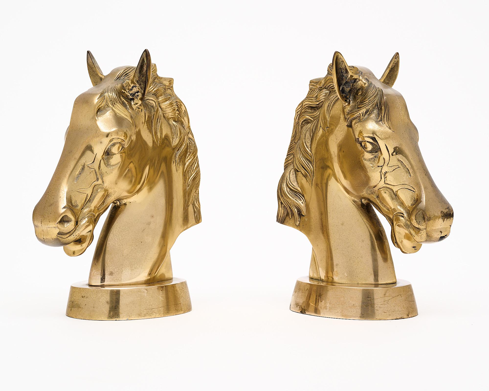 French Maison Charles Style Horsehead Bookends