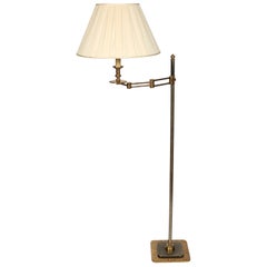 Maison Charles Style Vintage Brass Swing Arm Lamp