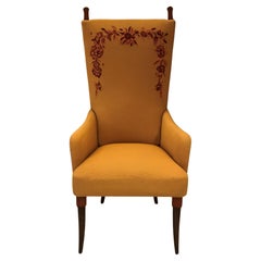 Vintage Maison Colli Torino Chair Set of 4: Restored Italian Design Amber Color