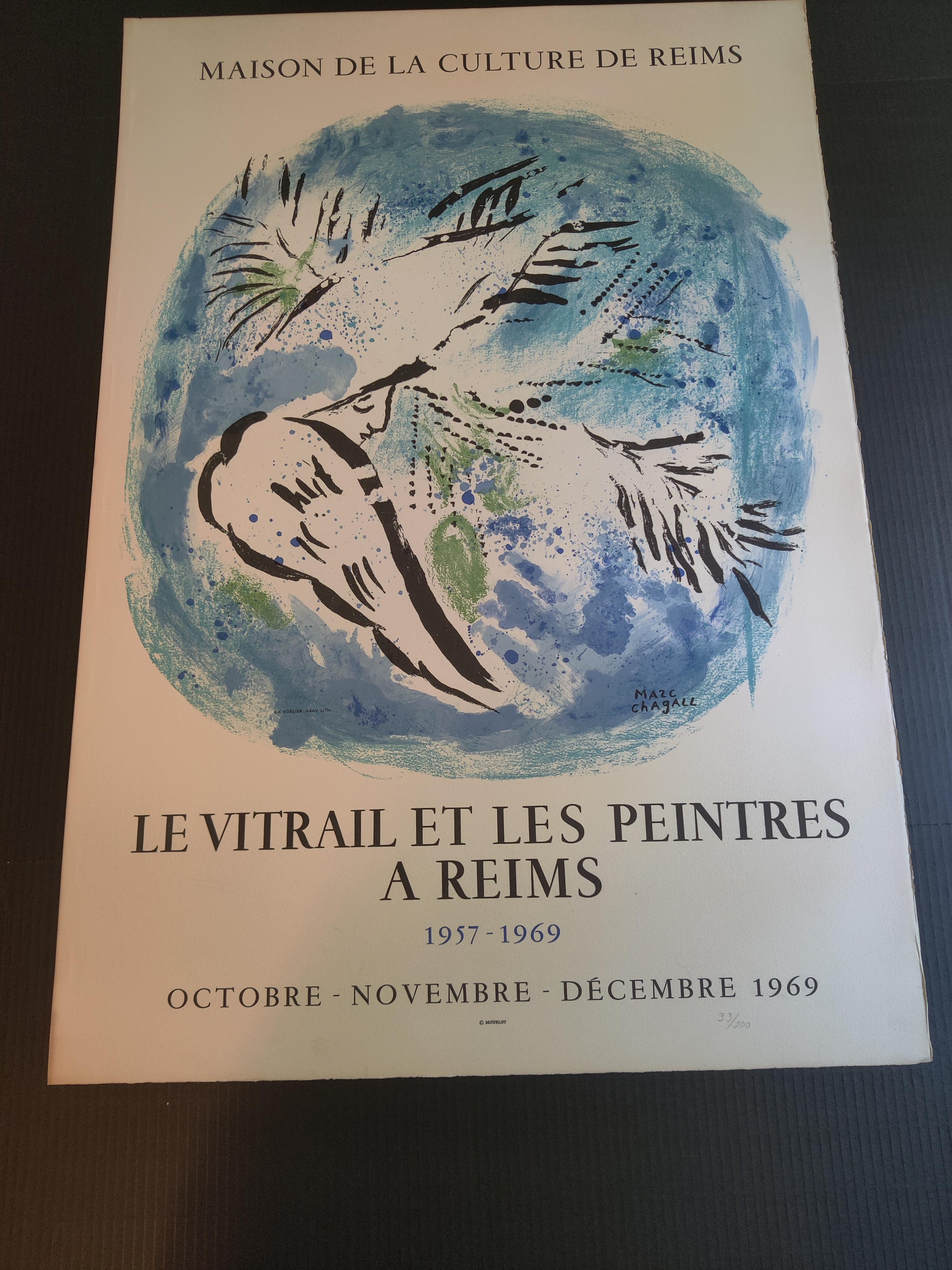 Maison De La Culture De Reims Levitrail Et Les Peintres A Reims by Marc Chagall 2