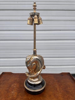 Lámpara de mesa con cabeza de caballo Maison Deknudt