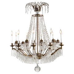 Maison Delisle, Lustre en cristal, France, vers 1960