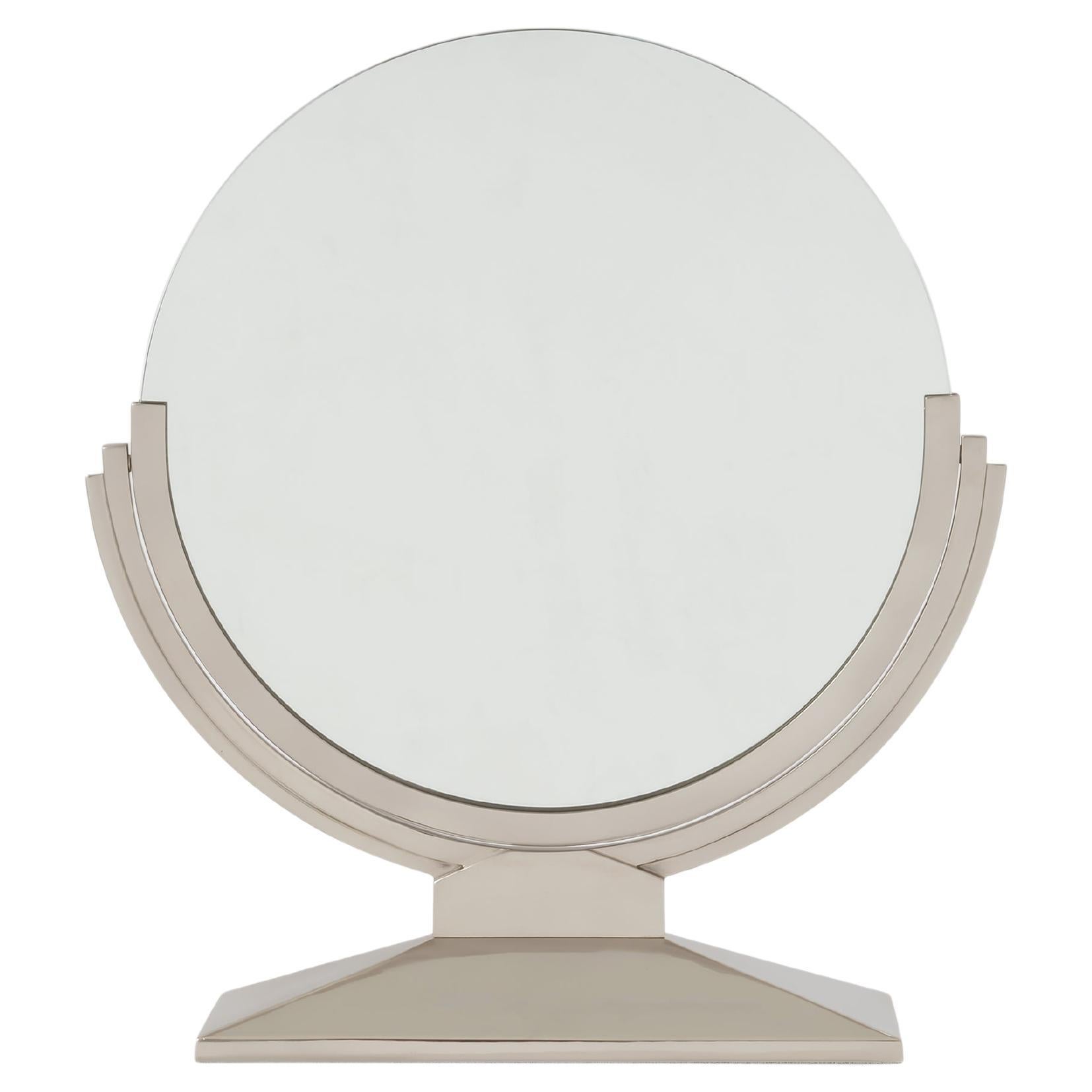 Maison Dominique Art Deco Metal Mirror 1930s en vente