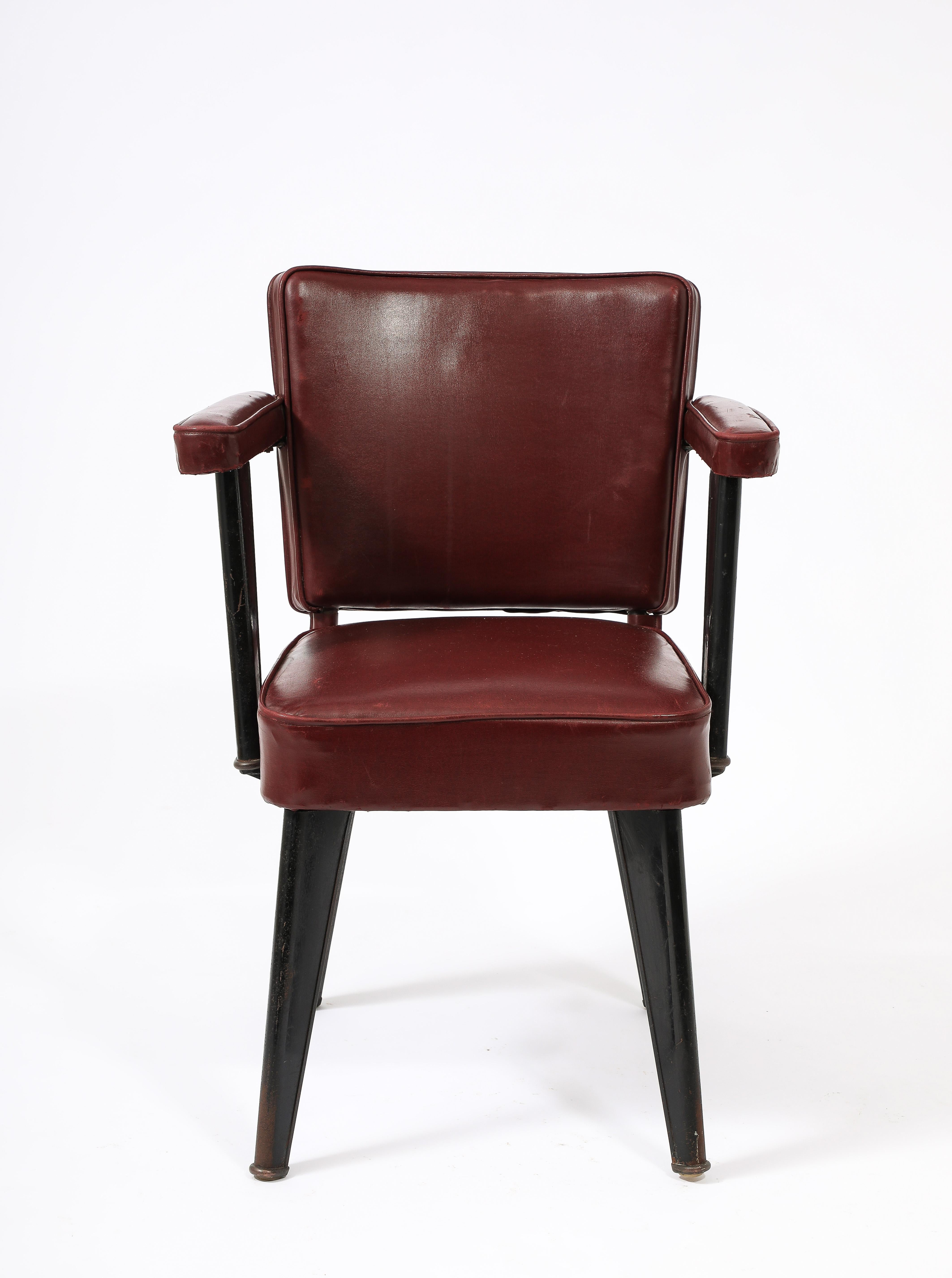 Maison Dominique “Clemenceau” Armchairs, France 1930's For Sale 7