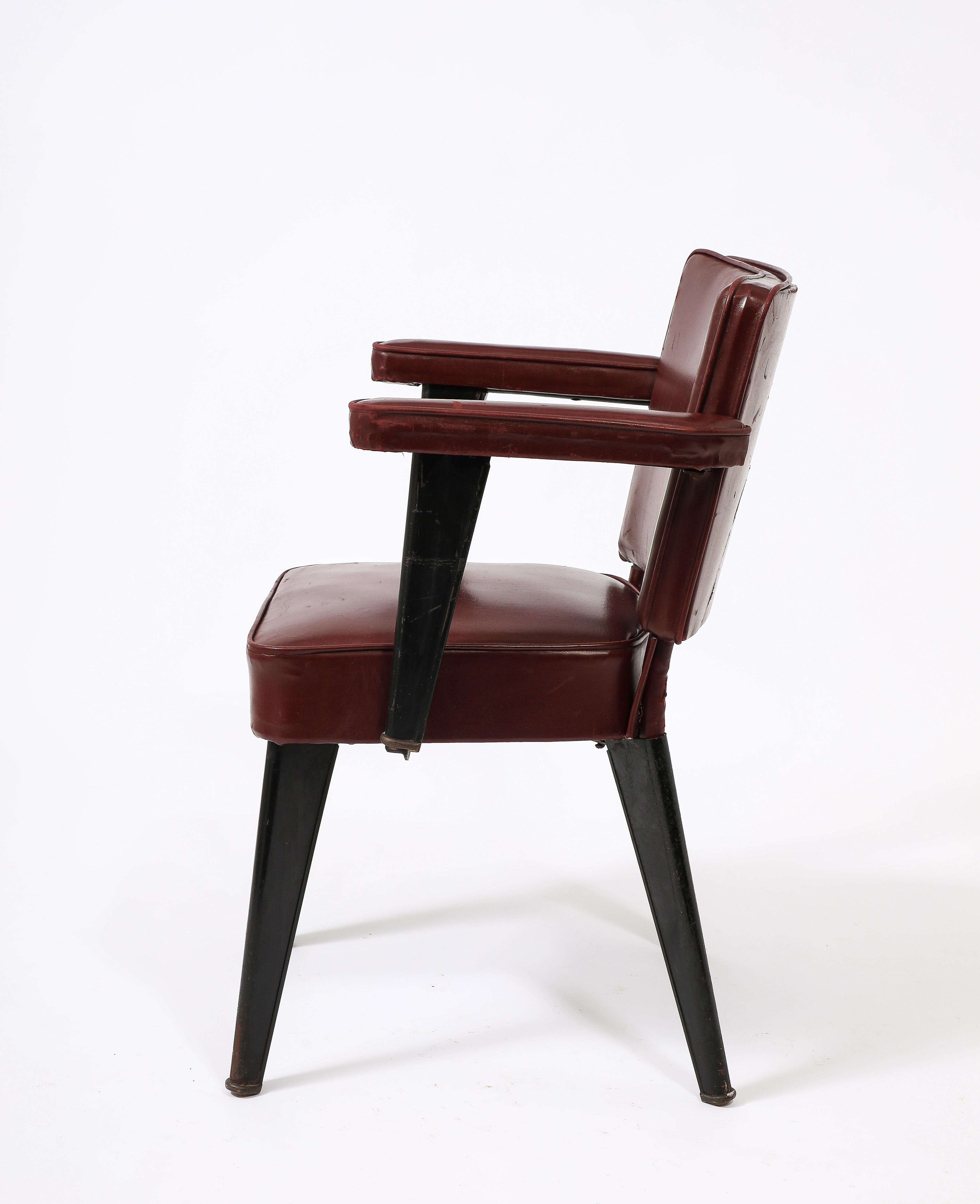 French Maison Dominique “Clemenceau” Armchairs, France 1930's For Sale