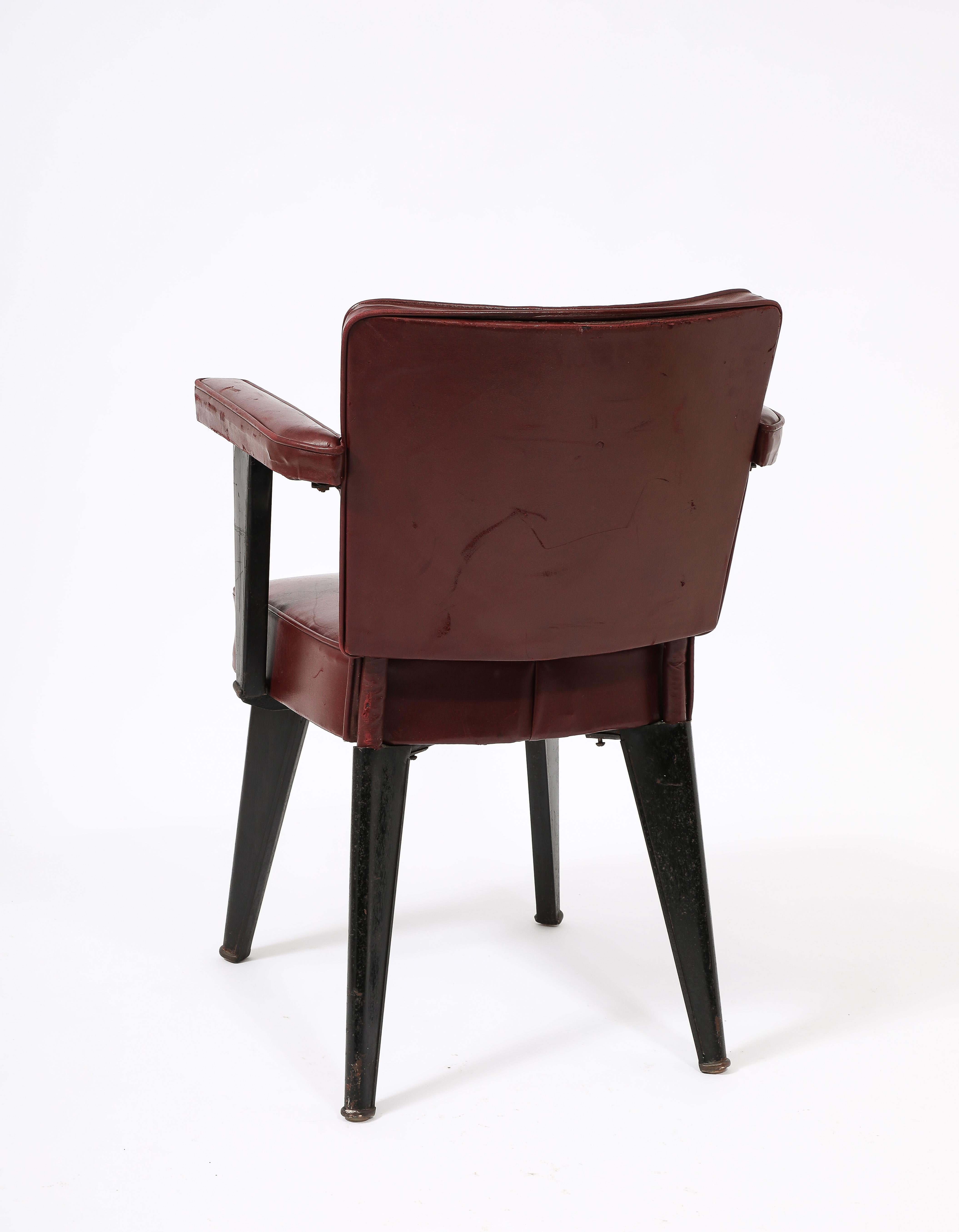 Maison Dominique “Clemenceau” Armchairs, France 1930's In Good Condition For Sale In New York, NY