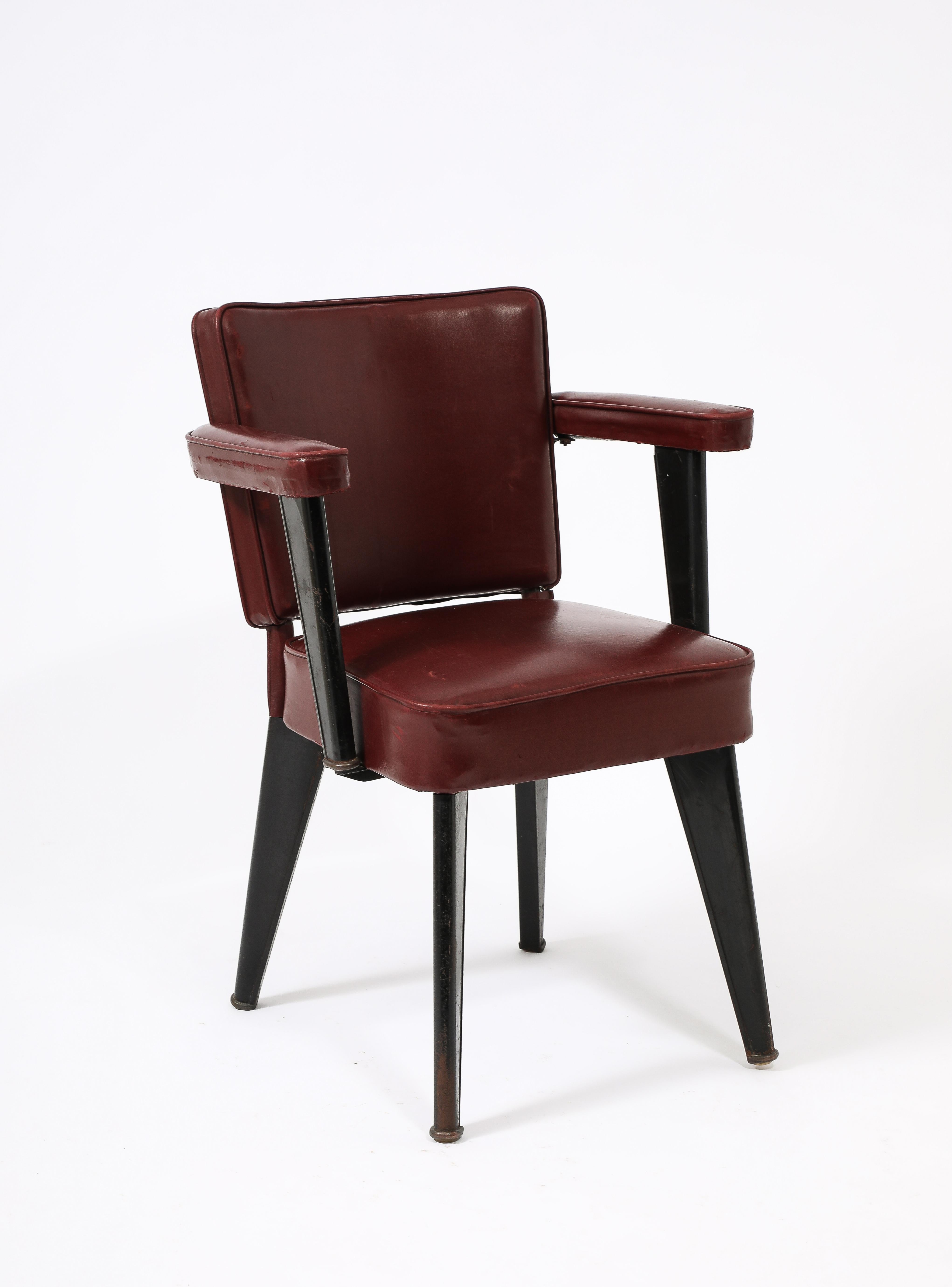 Maison Dominique “Clemenceau” Armchairs, France 1930's For Sale 1