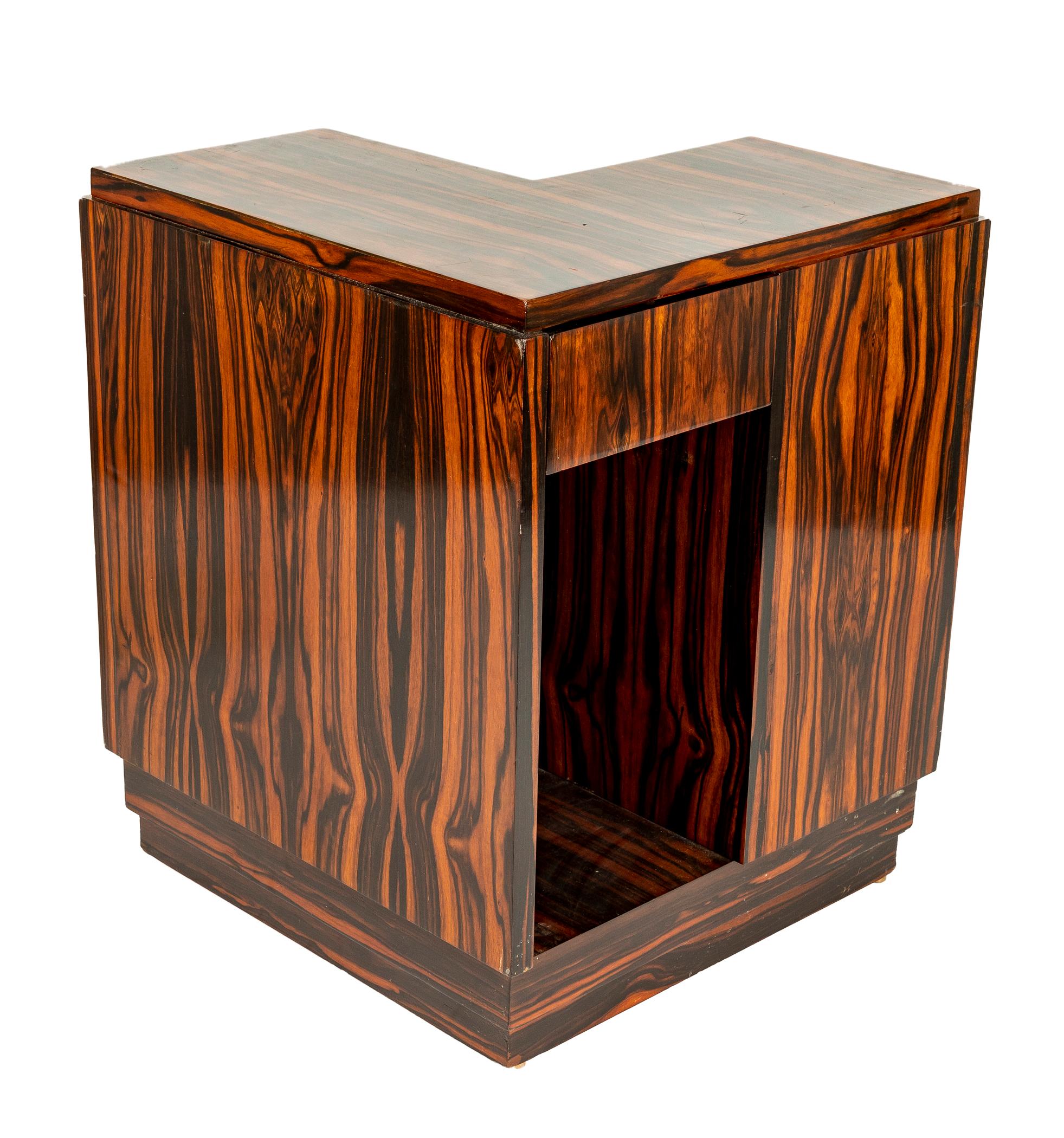 Maison Dominique Macassar Ebony Moderne Occasional Table For Sale 1