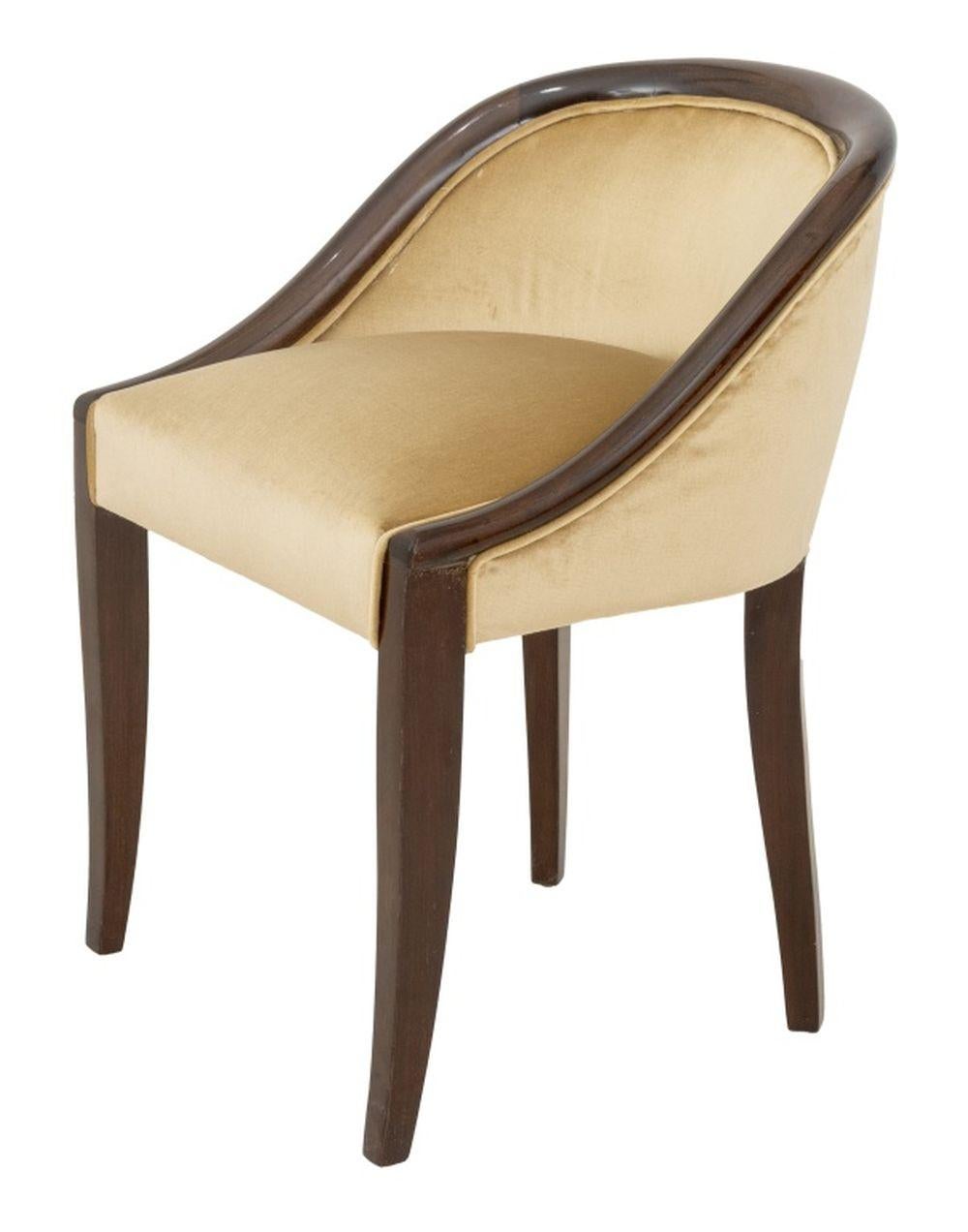 XIXe siècle Paire de chaises Liberte en sycomore de la Maison Dominique en vente