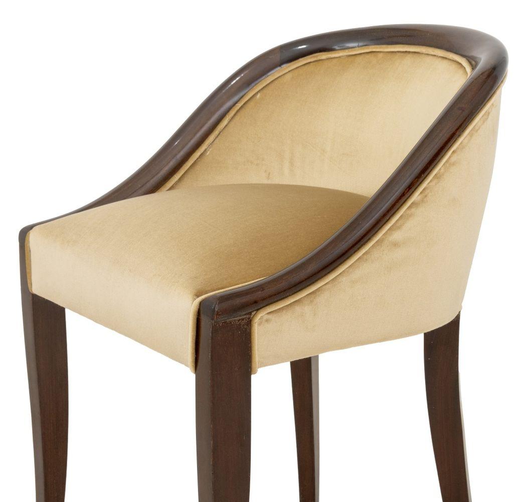 Tissu d'ameublement Paire de chaises Liberte en sycomore de la Maison Dominique en vente