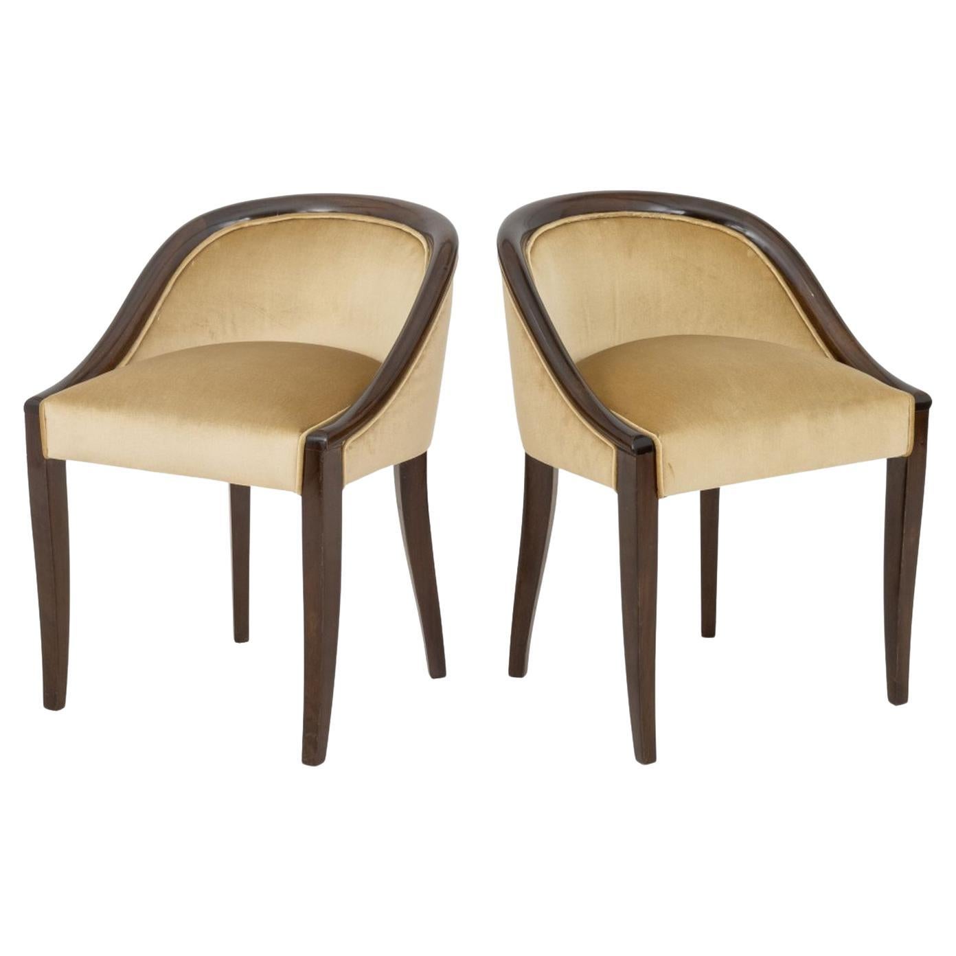 Maison Dominique Sycamore Liberte Chairs, Pair