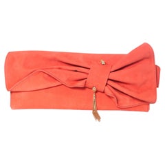 Maison Du Posh, coral pink clutch